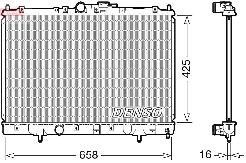 DENSO Chladič motora DRM45051 1