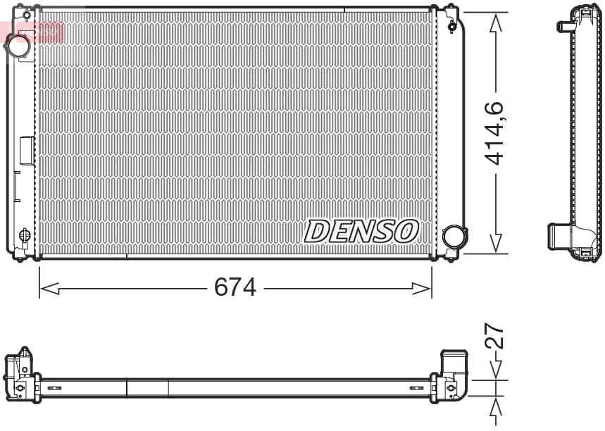 DENSO Chladič motora DRM50151 1