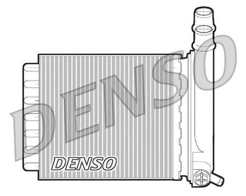 DENSO Výmenník tepla vnútorného kúrenia DRR07007 1
