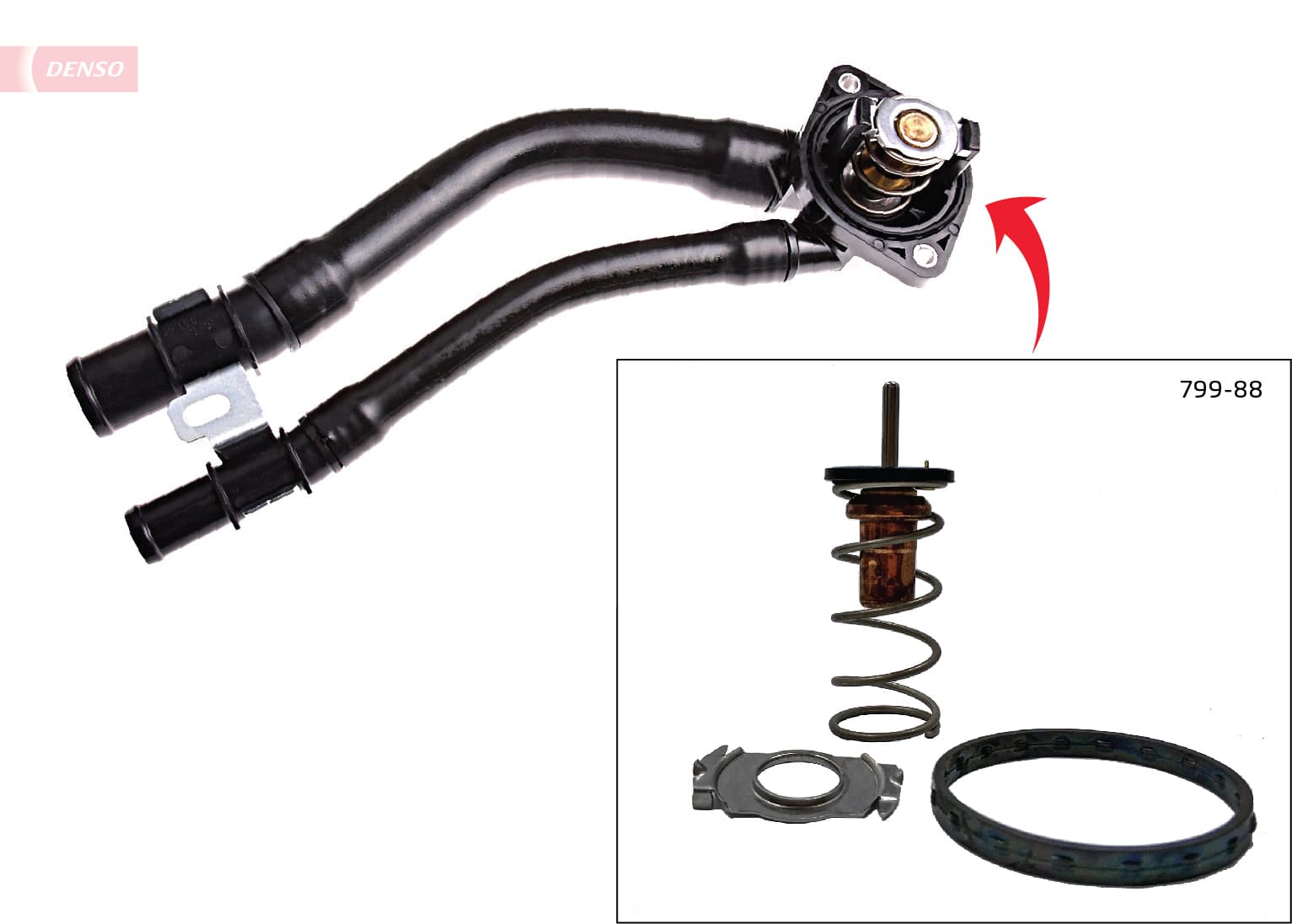DENSO Termostat chladenia DTM88799 1