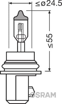 Žiarovka HB5 OSRAM 9007 9007 1