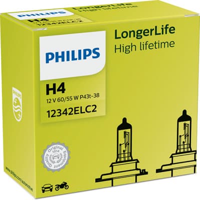 Žiarovka H4 PHILIPS 12342ELC2 12342ELC2 1