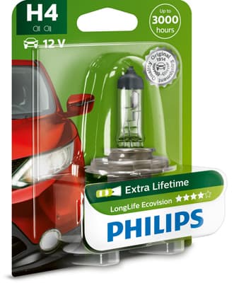 Žiarovka H4 PHILIPS 12342LLECOB1 12342LLECOB1 1