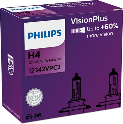 Žiarovka H4 PHILIPS 12342VPC2 12342VPC2 1