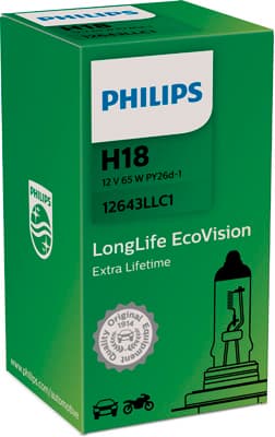 PHILIPS Žiarovka pre hlavný svetlomet 12643LLC1 1