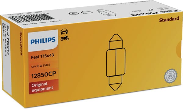 PHILIPS Žiarovka osvetlenia motorového priestoru 12850CP 1