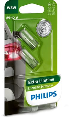 PHILIPS Žiarovka pre parkovacie/polohové svetlo 12961LLECOB2 1