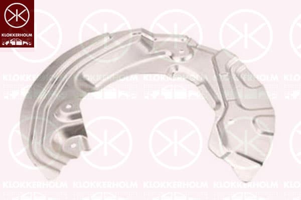 KLOKKERHOLM Ochranný plech proti rozstreku, Brzdový kotúč 0062377 1