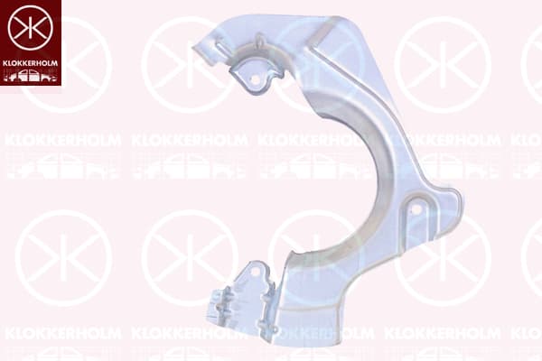 KLOKKERHOLM Ochranný plech proti rozstreku, Brzdový kotúč 5025377 1