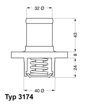 WAHLER Termostat chladenia 317489D 1