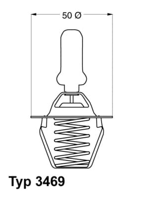 WAHLER Termostat chladenia 346991D 1