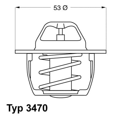 WAHLER Termostat chladenia 347089D50 1