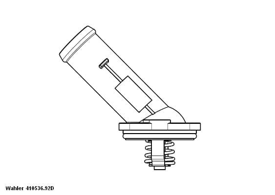 WAHLER Termostat chladenia 41053692D 1