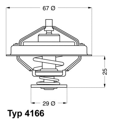 WAHLER Termostat chladenia 416679D 1