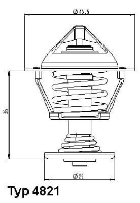 WAHLER Termostat chladenia 482189D 1