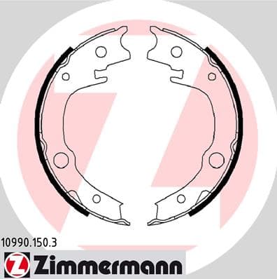 ZIMMERMANN Sada brzd. čeľustí parkov. brzdy 109901503 1