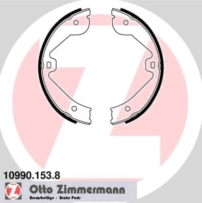 ZIMMERMANN Sada brzd. čeľustí parkov. brzdy 109901538 1