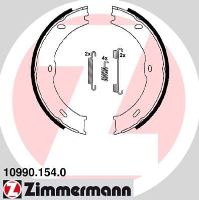 ZIMMERMANN Sada brzd. čeľustí parkov. brzdy 109901540 1