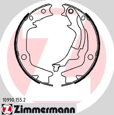 ZIMMERMANN Sada brzd. čeľustí parkov. brzdy 109901552 1