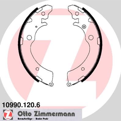 ZIMMERMANN Sada brzdových čeľustí 109901206 1