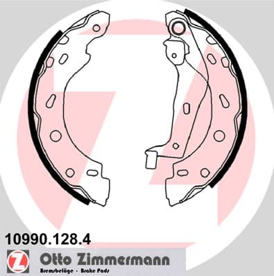 ZIMMERMANN Sada brzdových čeľustí 109901284 1