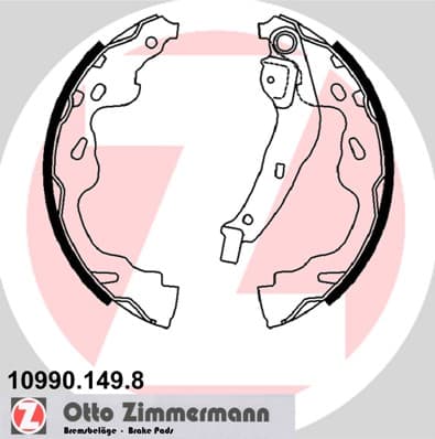 ZIMMERMANN Sada brzdových čeľustí 109901498 1