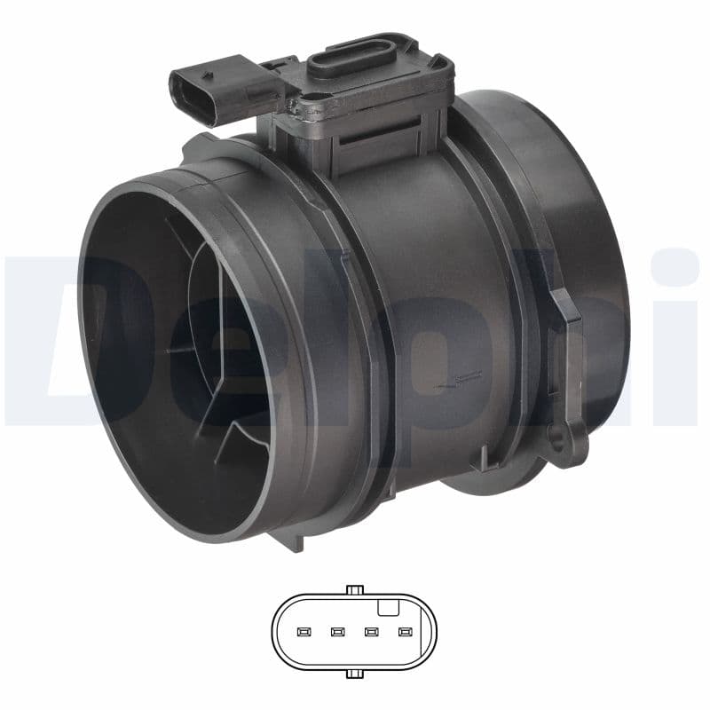 DELPHI Merač hmotnosti vzduchu AF10771-12B1 1