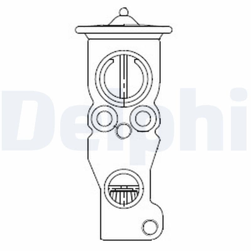 DELPHI Expanzný ventil klimatizácie CB1018V 1
