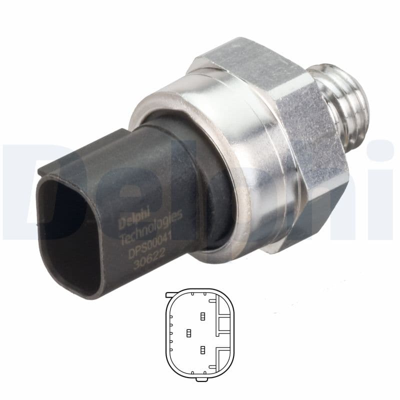 DELPHI Snímač tlaku výfukových plynov DPS00041-12B1 1