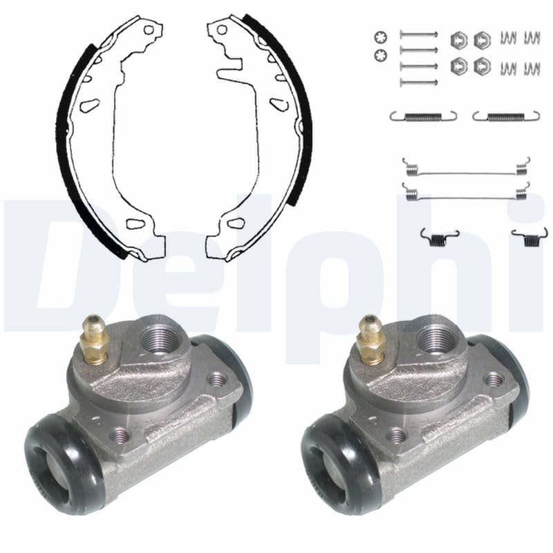 DELPHI Sada brzdových čeľustí KP830 1
