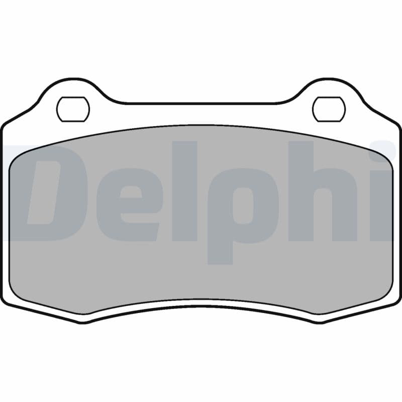 DELPHI Sada brzdových platničiek kotúčovej brzdy LP1700 1