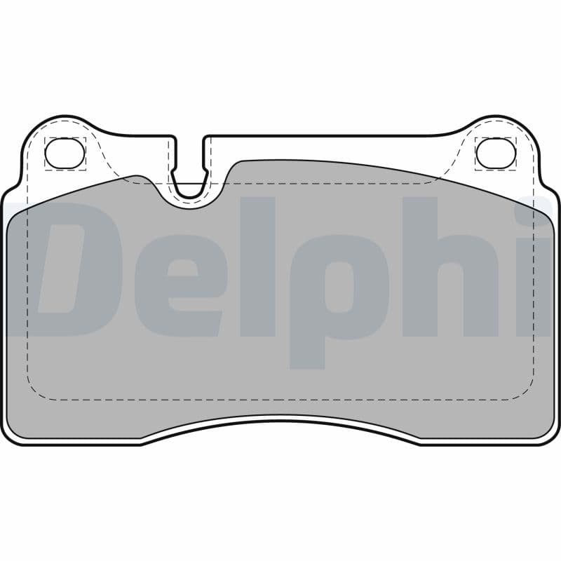 DELPHI Sada brzdových platničiek kotúčovej brzdy LP2012 1