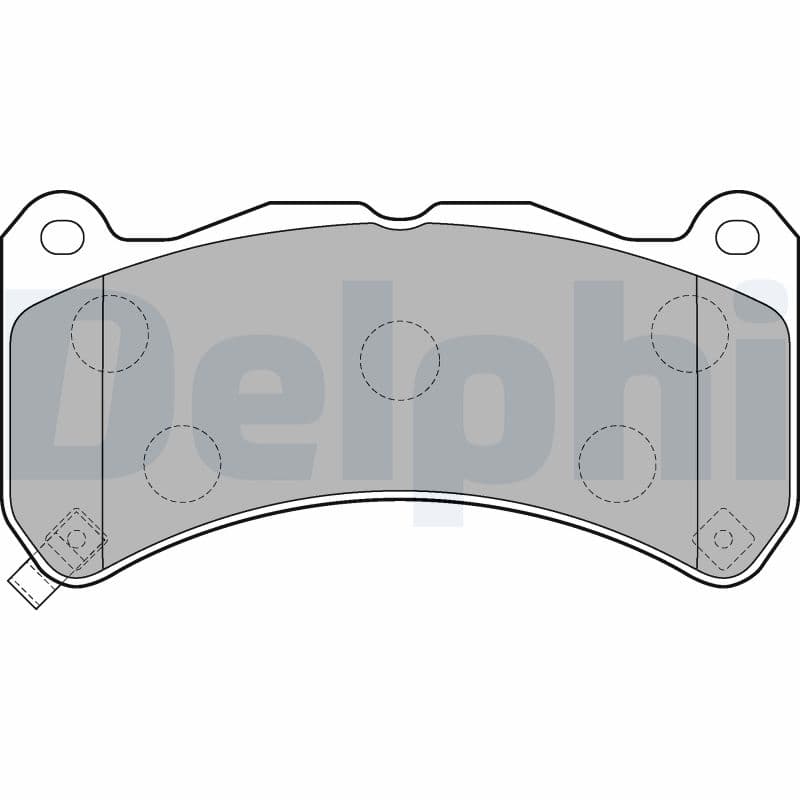 DELPHI Sada brzdových platničiek kotúčovej brzdy LP2211 1