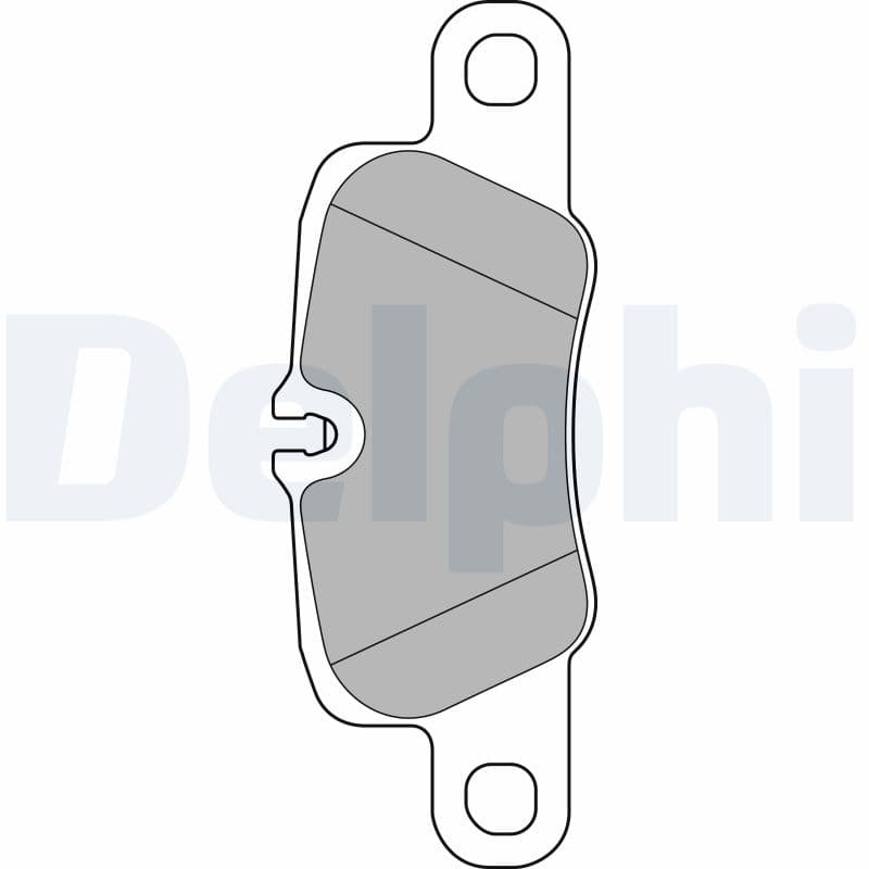 DELPHI Sada brzdových platničiek kotúčovej brzdy LP2237 1