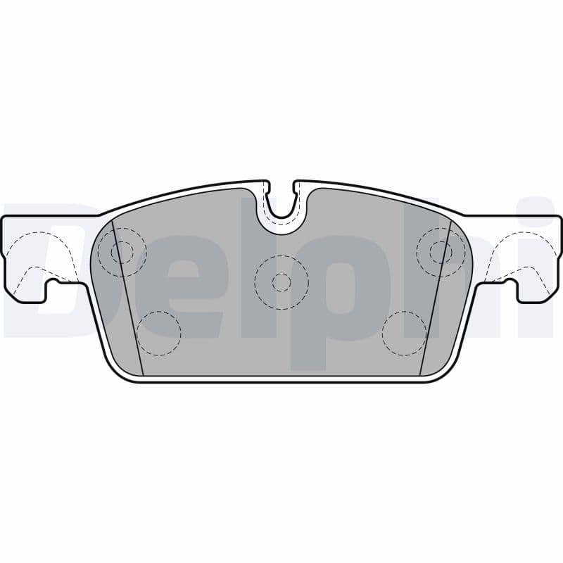 DELPHI Sada brzdových platničiek kotúčovej brzdy LP2248 1