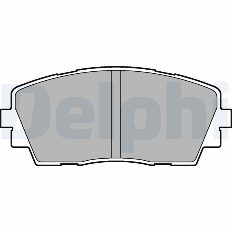 DELPHI Sada brzdových platničiek kotúčovej brzdy LP2296 1