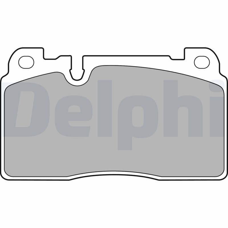 DELPHI Sada brzdových platničiek kotúčovej brzdy LP2491 1