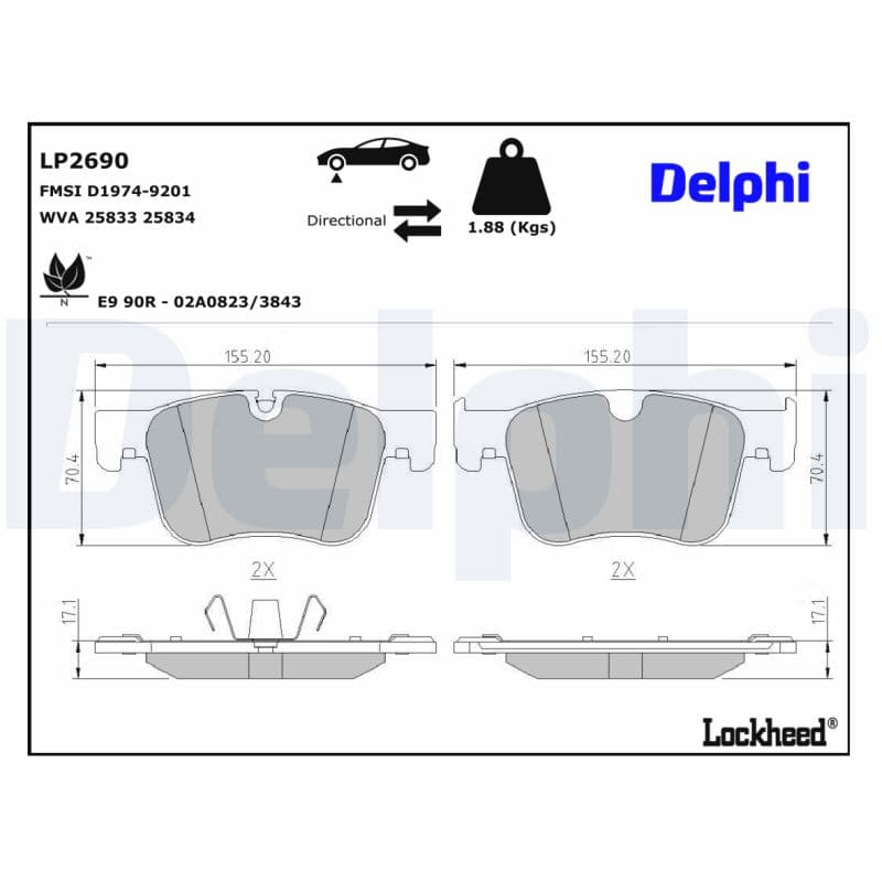 DELPHI Vstrekovací ventil R05501D 1