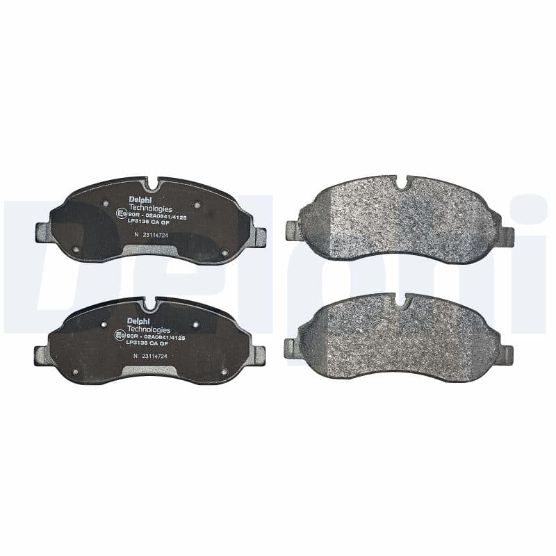 DELPHI Sada brzdových platničiek kotúčovej brzdy LP3136 1