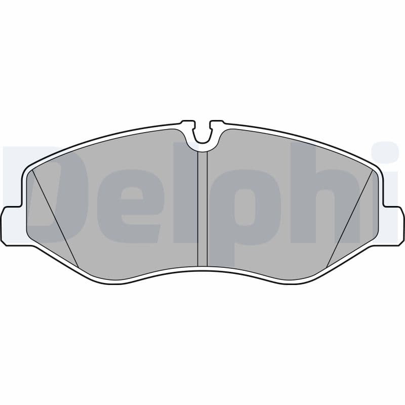 DELPHI Sada brzdových platničiek kotúčovej brzdy LP3138 1