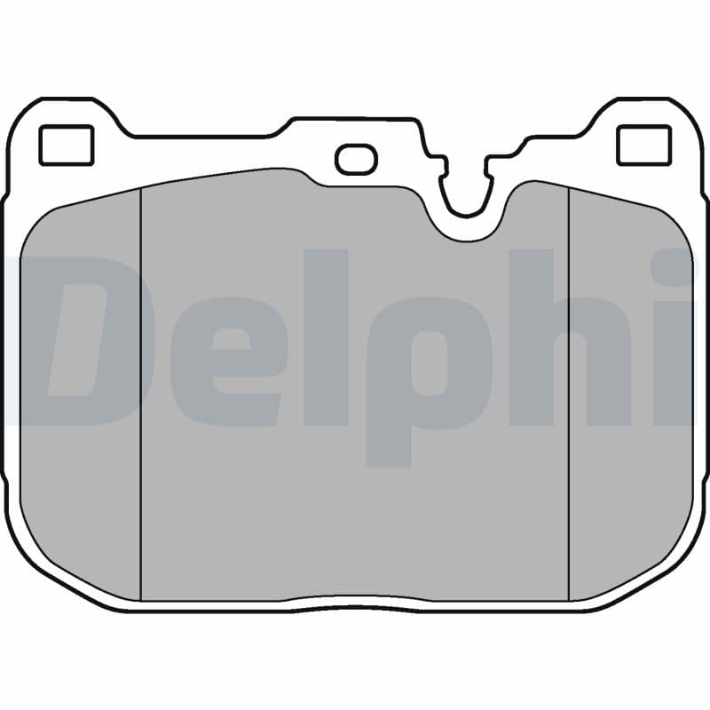 DELPHI Sada brzdových platničiek kotúčovej brzdy LP3248 1