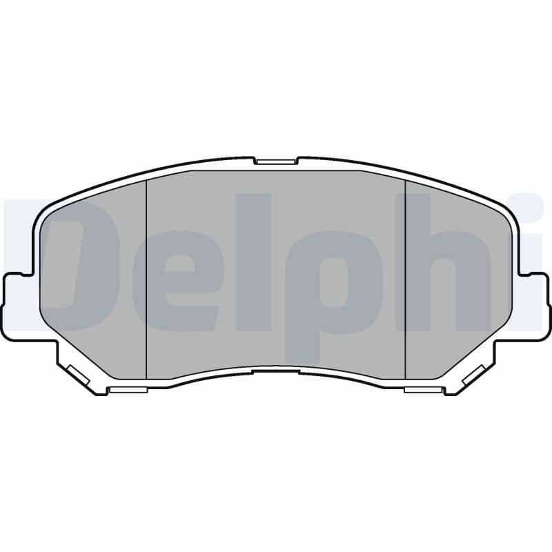 DELPHI Sada brzdových platničiek kotúčovej brzdy LP3269 1