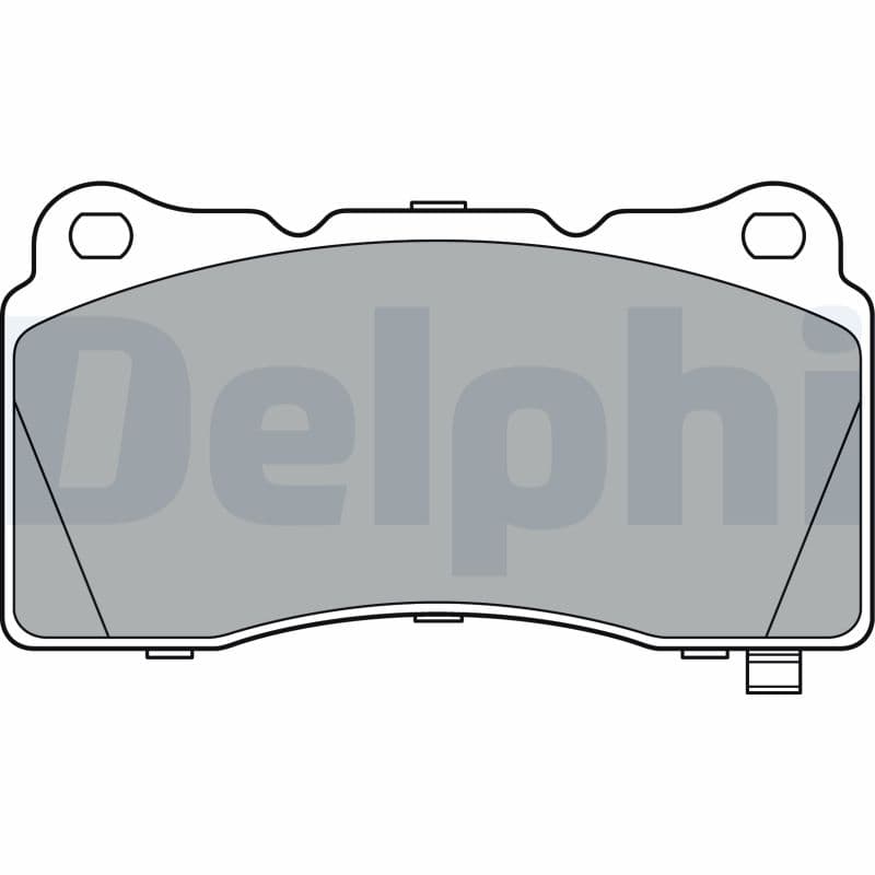 DELPHI Sada brzdových platničiek kotúčovej brzdy LP3362 1