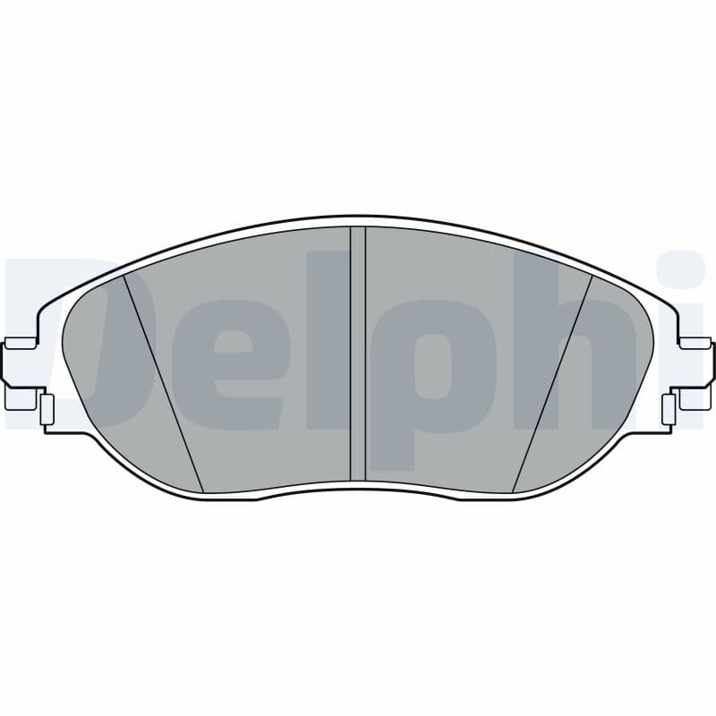 DELPHI Sada brzdových platničiek kotúčovej brzdy LP3368 1