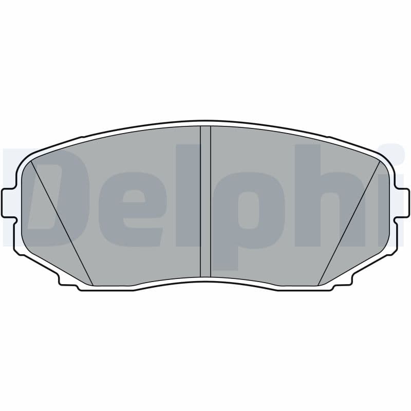 DELPHI Sada brzdových platničiek kotúčovej brzdy LP3399 1