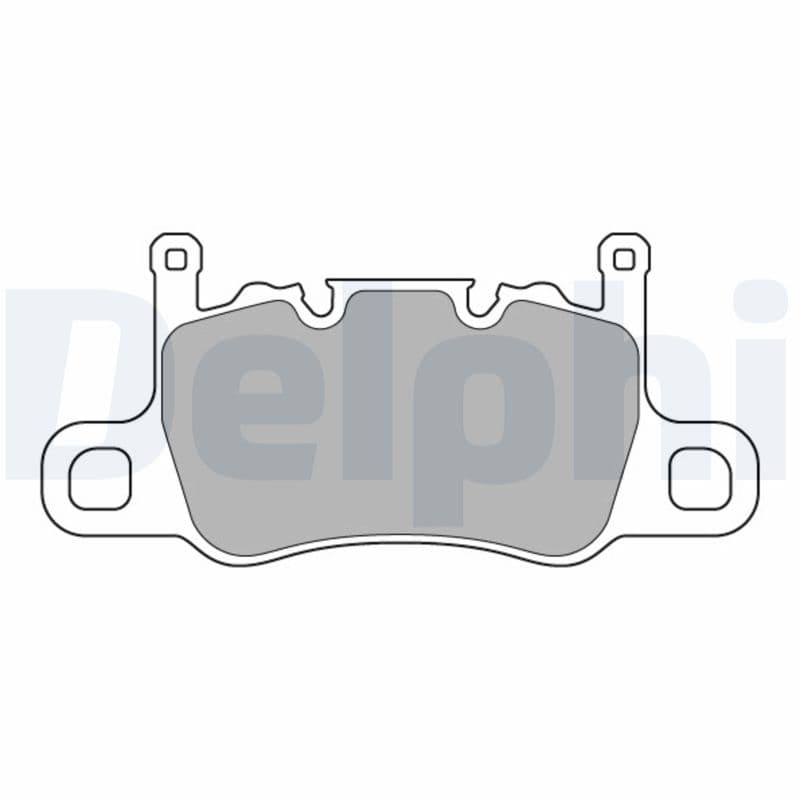 DELPHI Sada brzdových platničiek kotúčovej brzdy LP3585 1