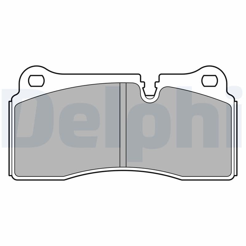 DELPHI Sada brzdových platničiek kotúčovej brzdy LP3595 1