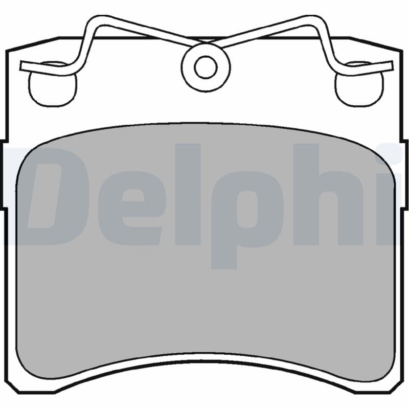 DELPHI Sada brzdových platničiek kotúčovej brzdy LP785 1