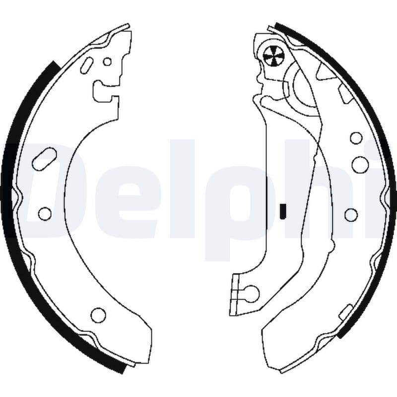 DELPHI Sada brzdových čeľustí LS1783 1