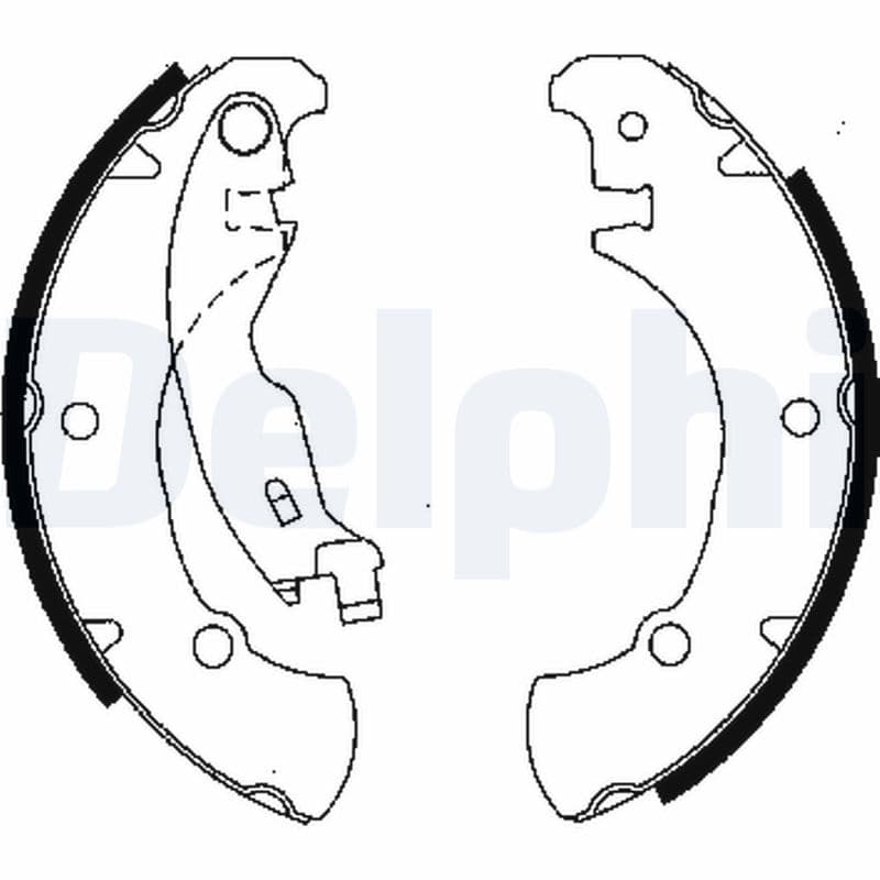 DELPHI Sada brzdových čeľustí LS1840 1